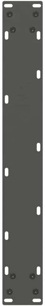 Valgomojo stalo kojos, U formos, 2 vnt., antracito spalvos, 70x(72-73) cm, plienas
