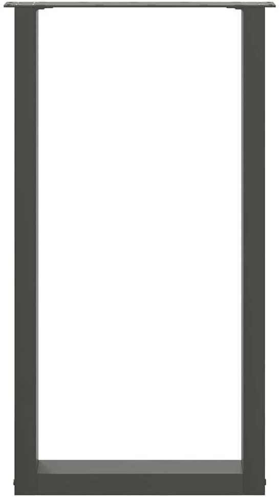 Kavos staliuko kojelės, U formos, 2 vnt., 50x(90-91)cm, plienas