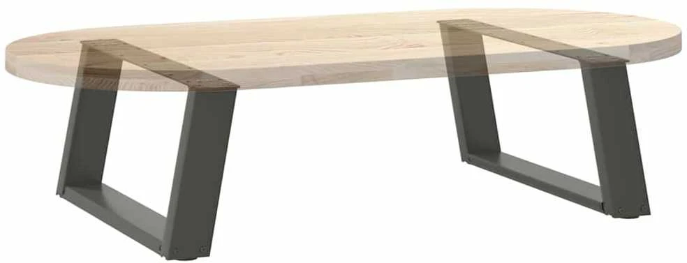 Kavos staliuko kojelės, U formos, 2 vnt., 70x(30-31)cm