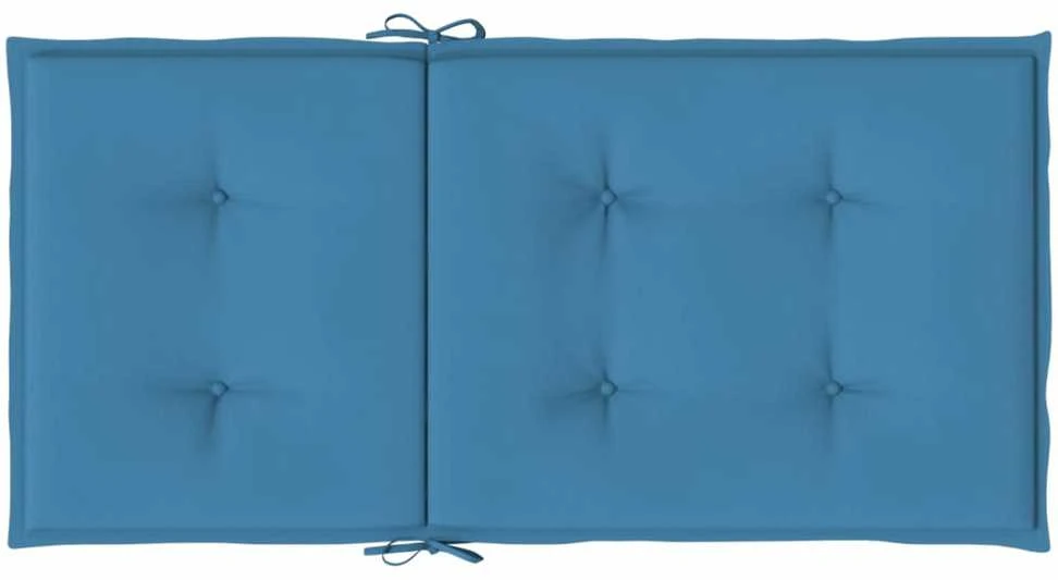 Kėdės pagalvėlės, 2vnt., mėlynos, 100x50x4cm, audinys