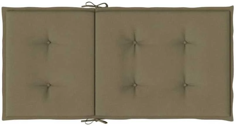 Kėdės pagalvėlės, 2vnt., taupe, 100x50x4cm, audinys
