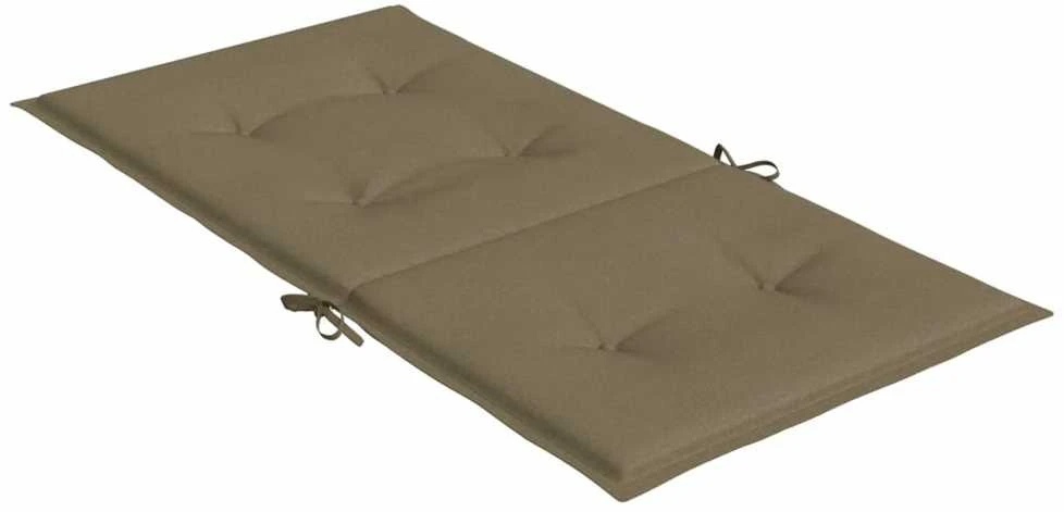 Kėdės pagalvėlės, 2vnt., taupe, 100x50x4cm, audinys