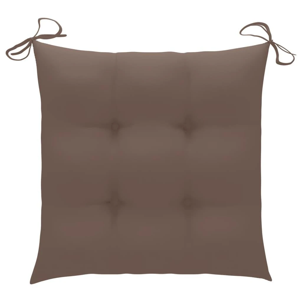 Kėdės pagalvėlės, 4vnt., taupe, 50x50x7cm, oksfordo audinys