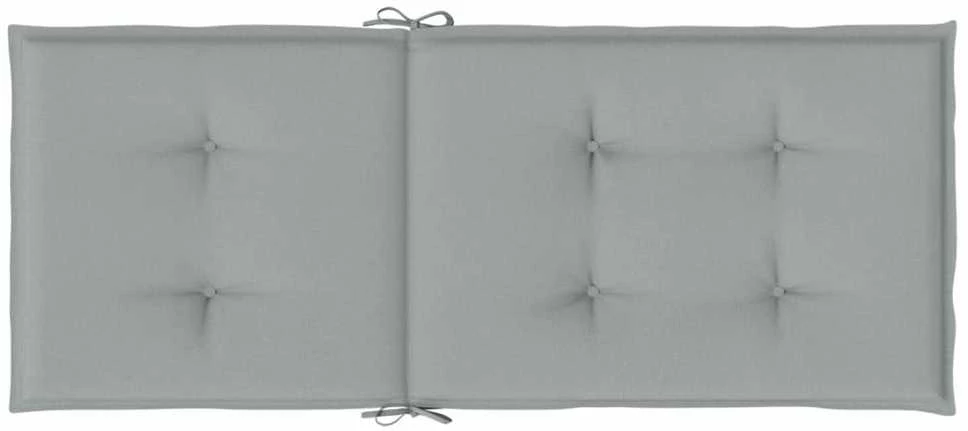 Kėdės pagalvėlės, 6vnt., šviesiai pilkos, 120x50x4cm, audinys