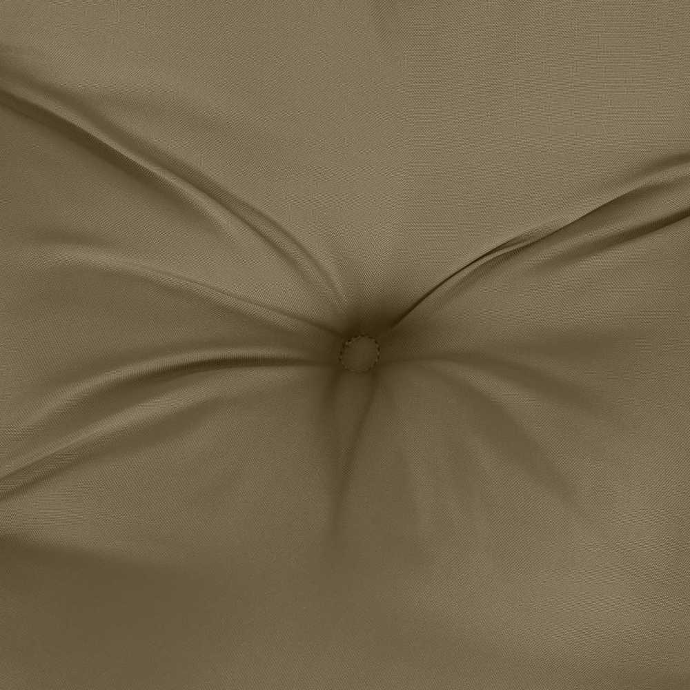 Kėdės pagalvėlės, 6vnt., taupe, 100x50x7cm, audinys