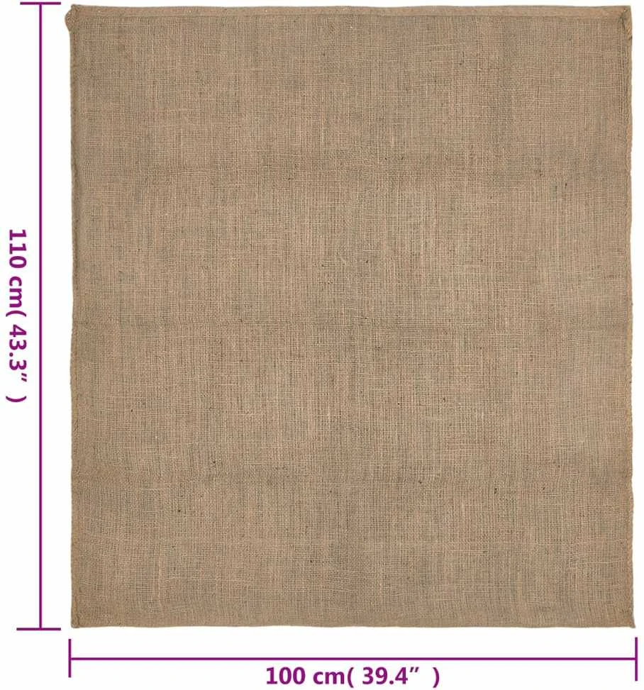 Džiuto maišai, 30vnt., 100x110cm, 100% džiutas, 220 g/m²