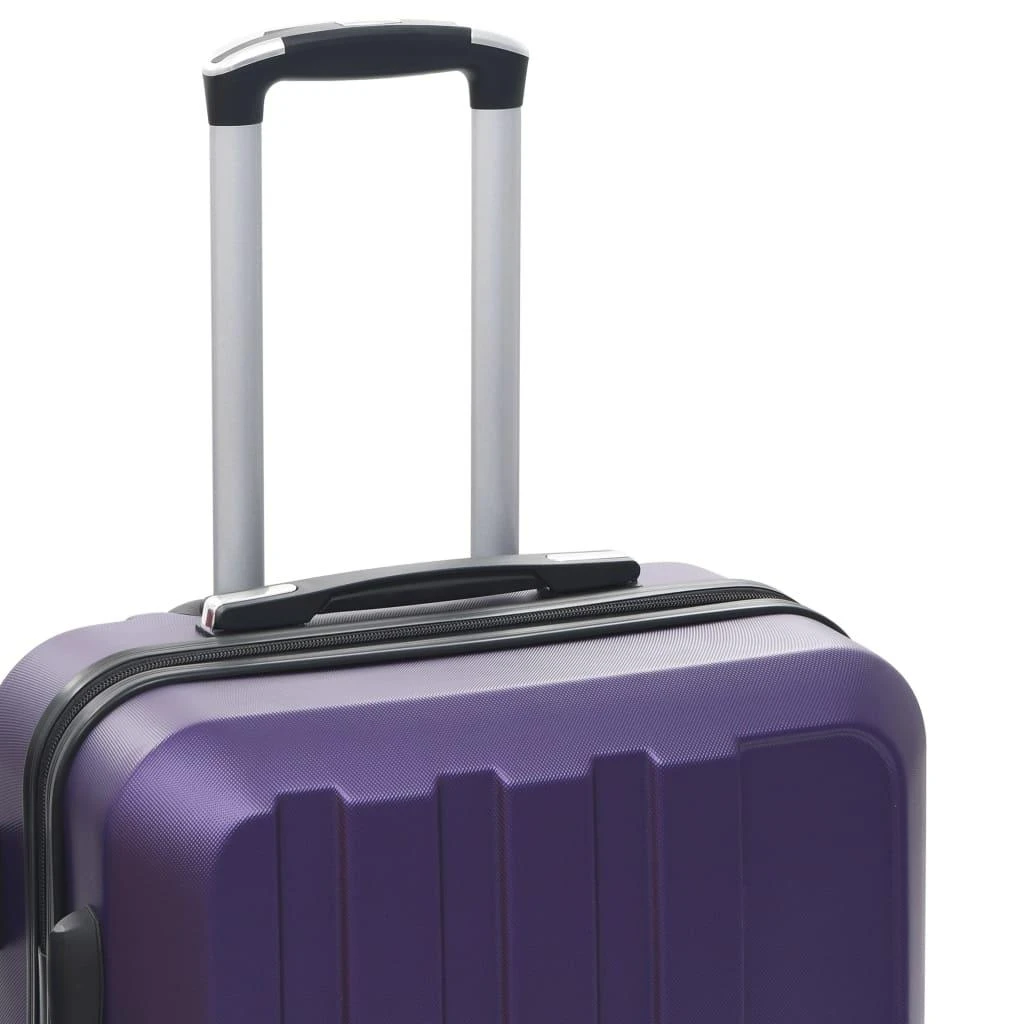 Kelioninis Lagaminų su ratukais rinkinys, 3 vnt., violetinis, ABS