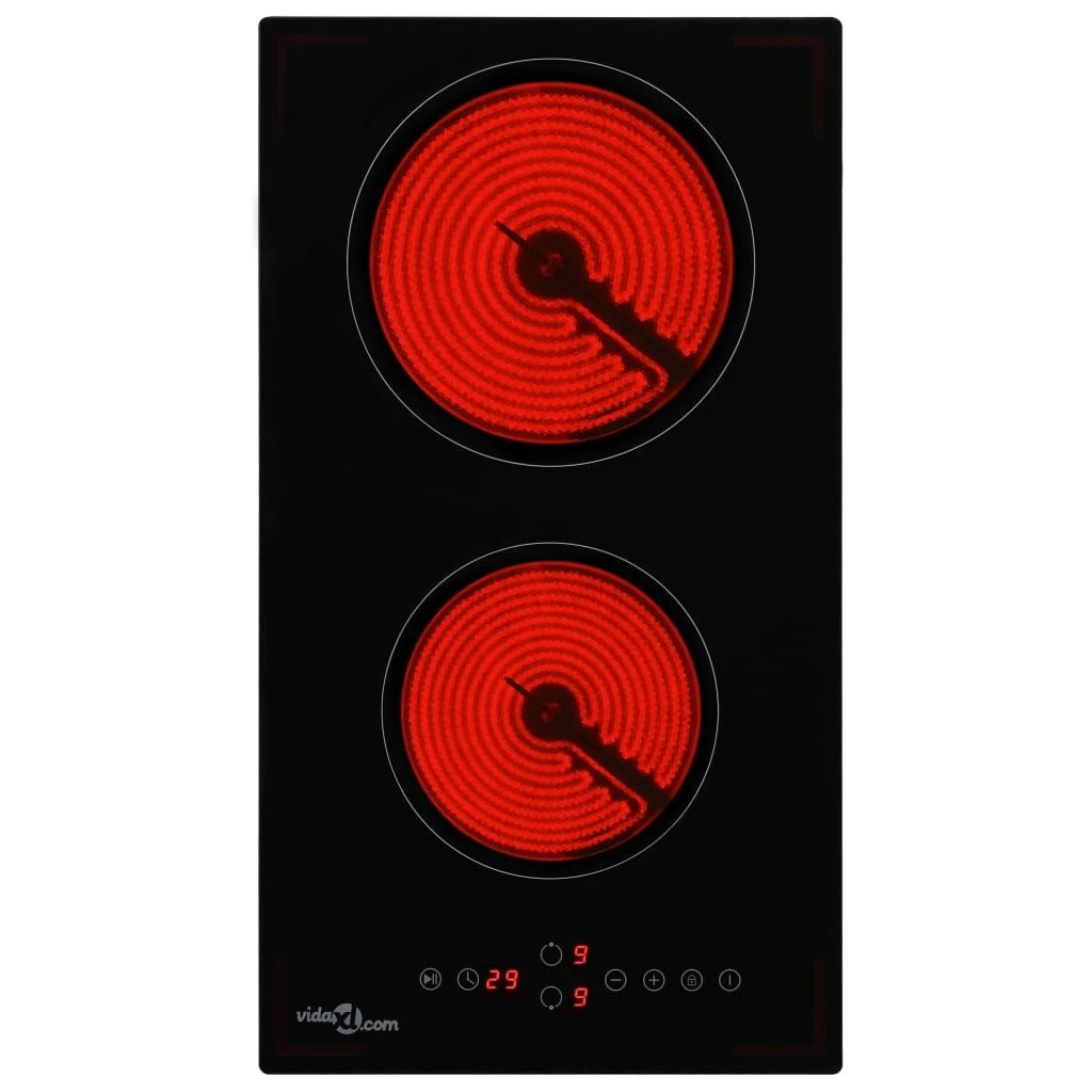 Keramikinė kaitlentė su 2 kaitvietėmis, jutiklinė, 3000W