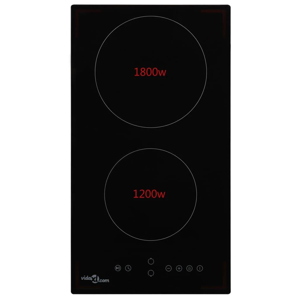 Keramikinė kaitlentė su 2 kaitvietėmis, jutiklinė, 3000W