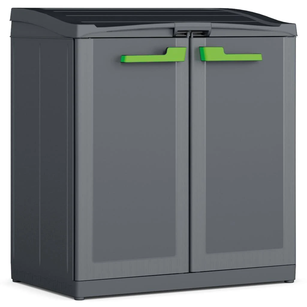 Keter Šiukšlių rūšiavimo spintelė Moby Compact Recycling System, pilka