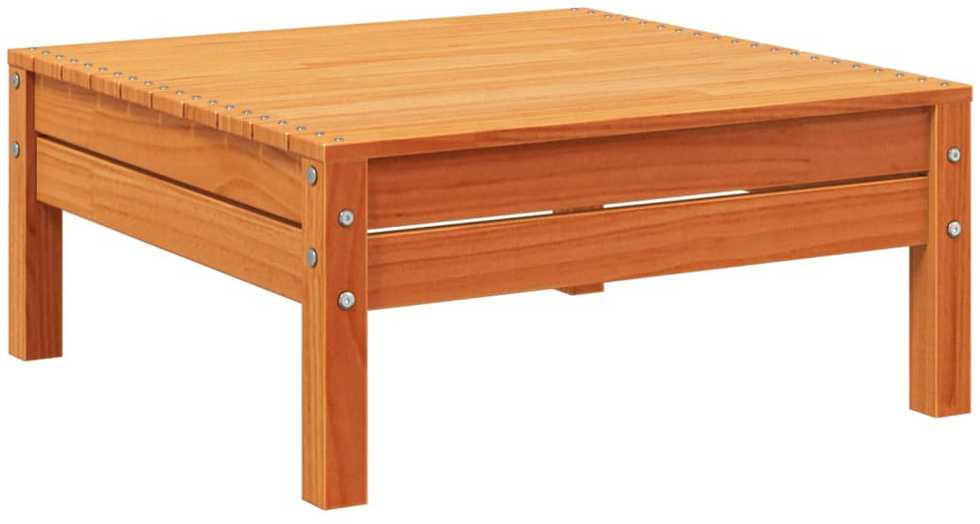 Keturvietė sodo sofa, vaško ruda, pušies medienos masyvas