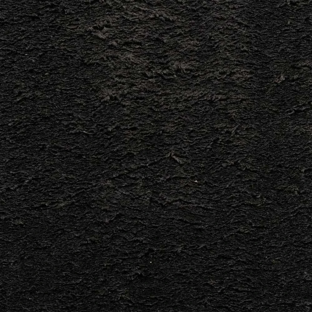 Kilimas HUARTE, juodas, 120cm, trumpi šereliai