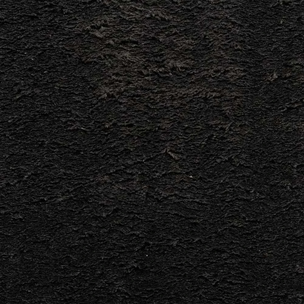 Kilimas HUARTE, juodas, 240x240cm, trumpi šereliai