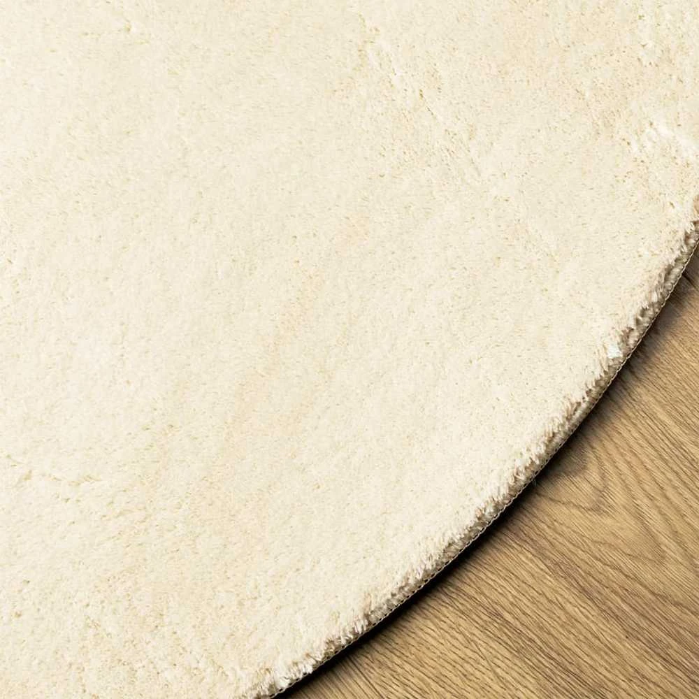 Kilimas HUARTE, kreminės spalvos, 160cm, trumpi šereli