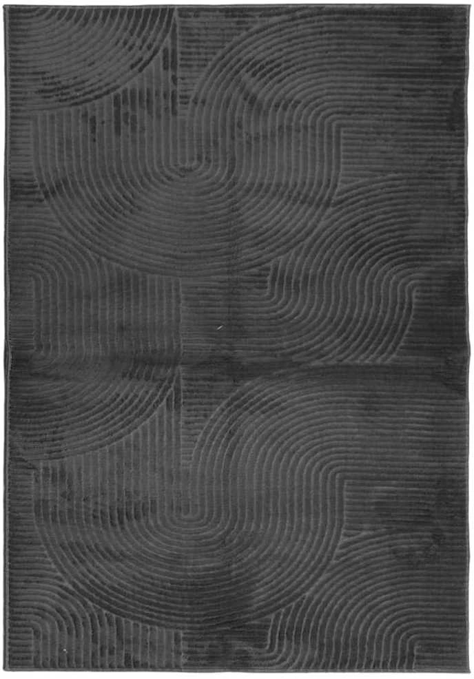 Kilimas IZA, antracito, 140x200cm, trumpi šereliai