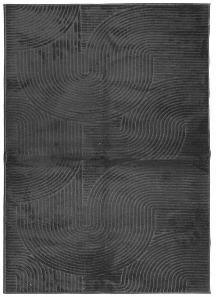 Kilimas IZA, antracito, 240x340cm, trumpi šereliai