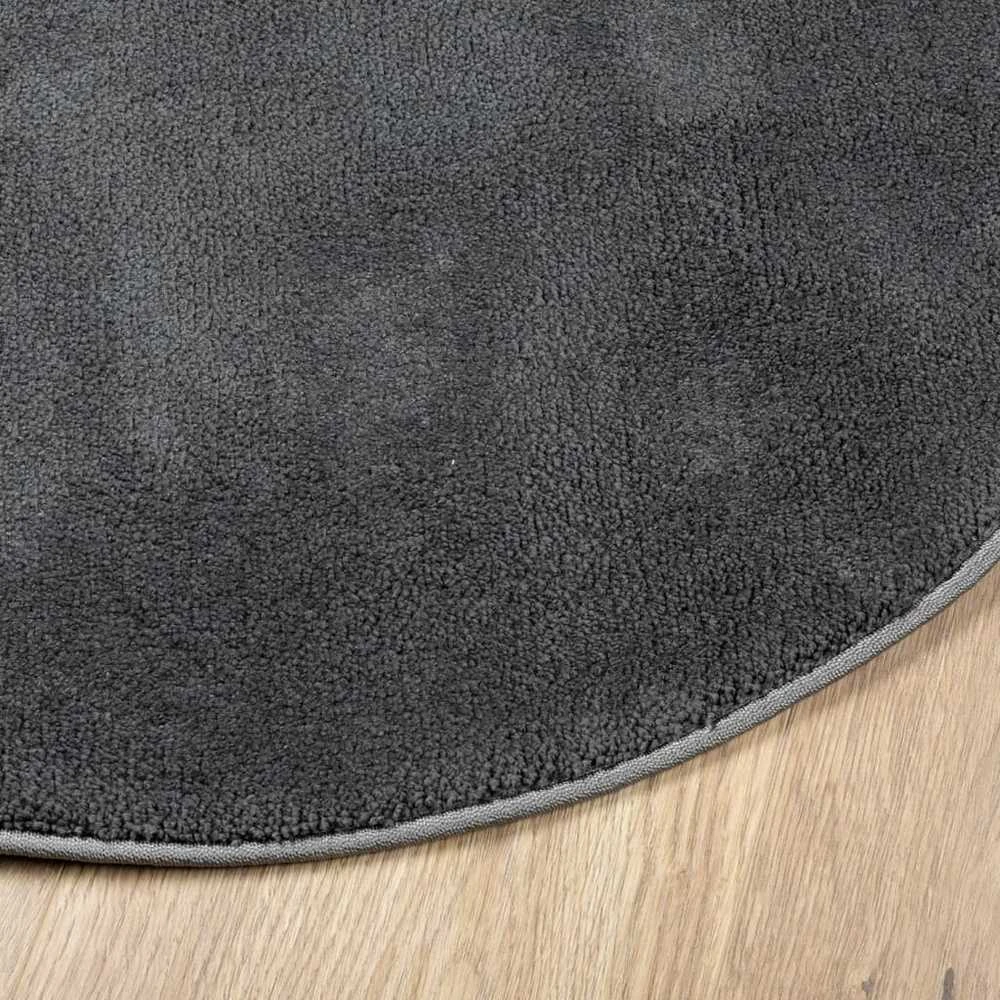 Kilimas OVIEDO, antracito spalvos, 120cm, trumpi šereliai