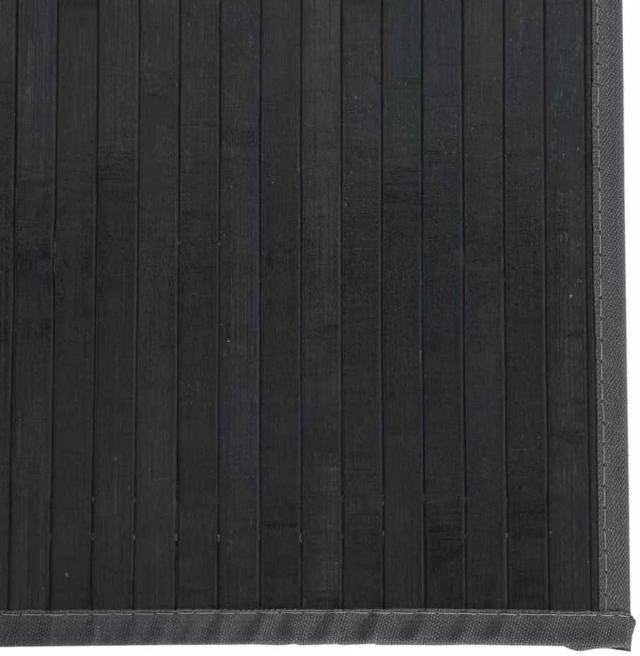 Kilimas, pilkos spalvos, 100x400cm, bambukas, stačiakampis