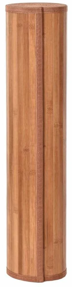 Kilimas, rudos spalvos, 60x1000cm, bambukas, stačiakampis