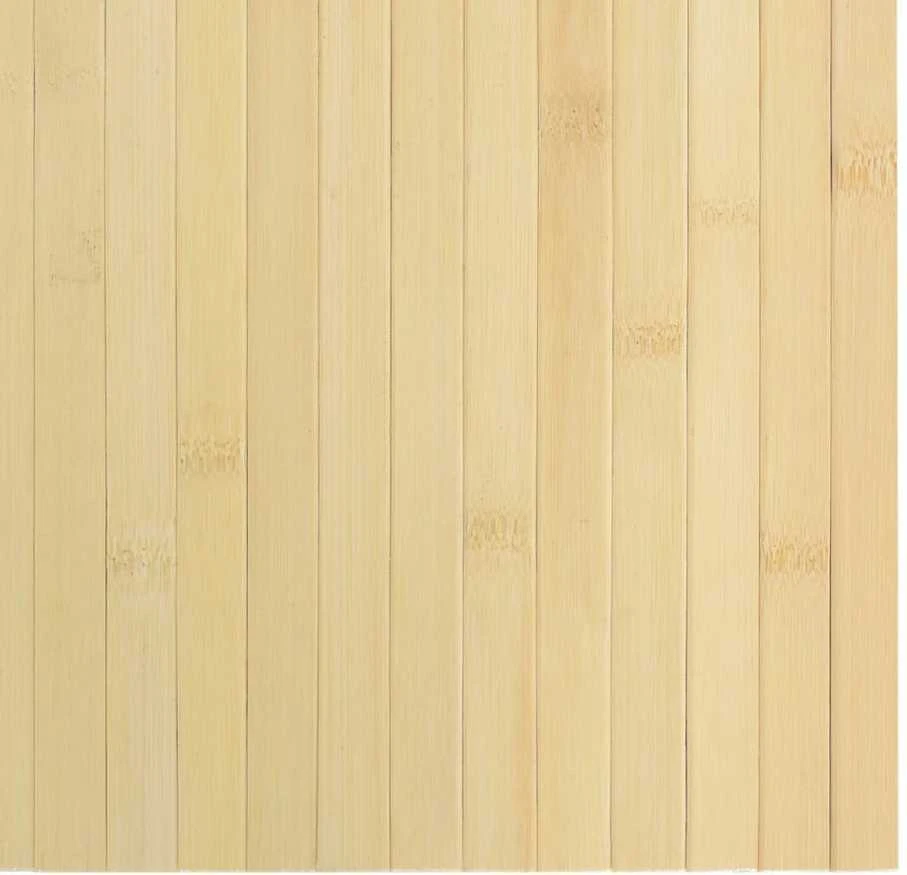 Kilimas, šviesus natūralus, 100x400cm, bambukas, stačiakampis