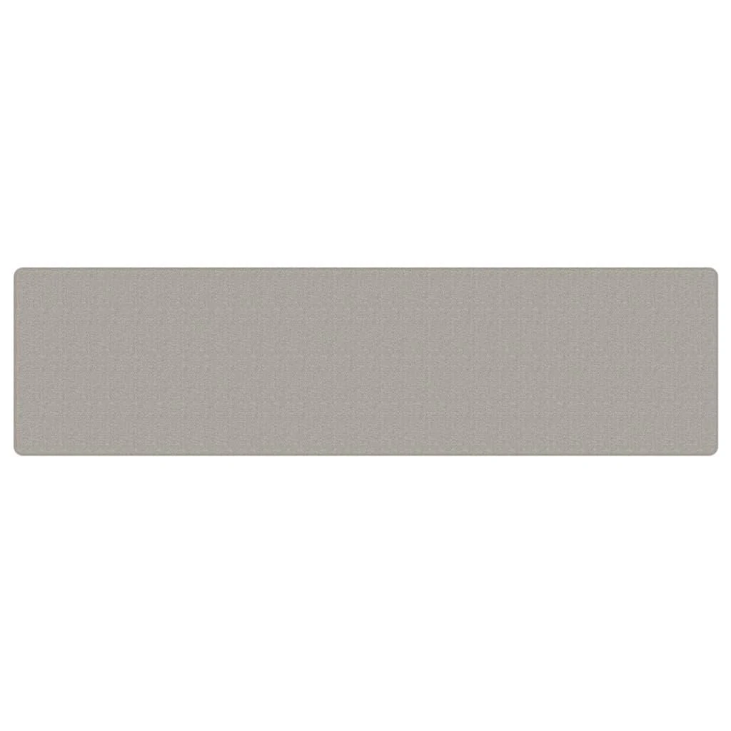 Kilimas-takelis, taupe spalvos, 80x300cm, sizalio imitacija