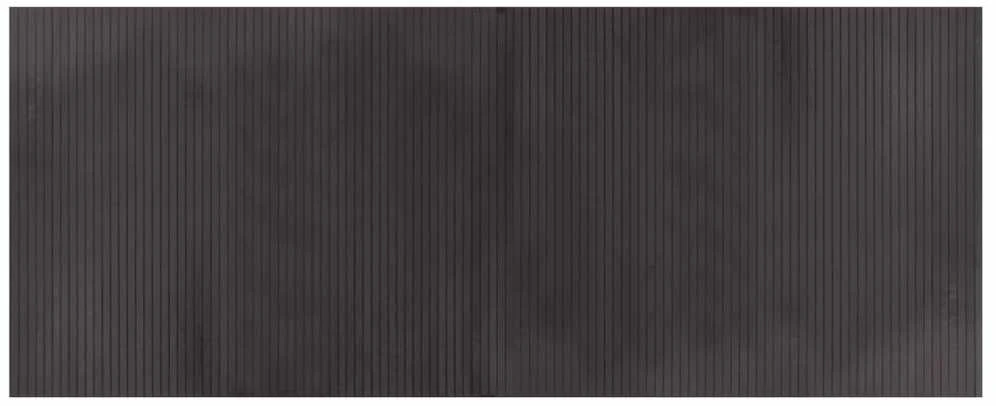Kilimas, tamsiai rudas, 80x200cm, bambukas, stačiakampis