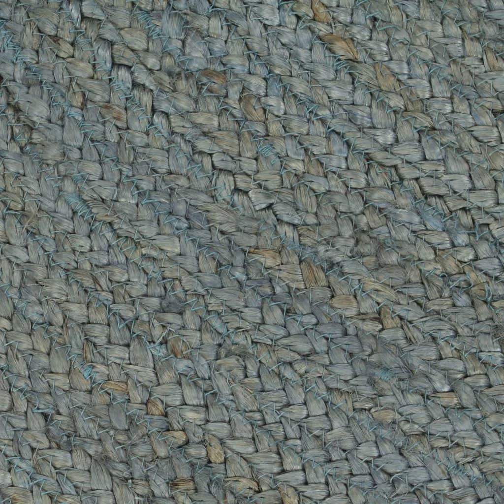 Kilimas, žalias, 210cm, džiutas, apskritas, rankų darbo