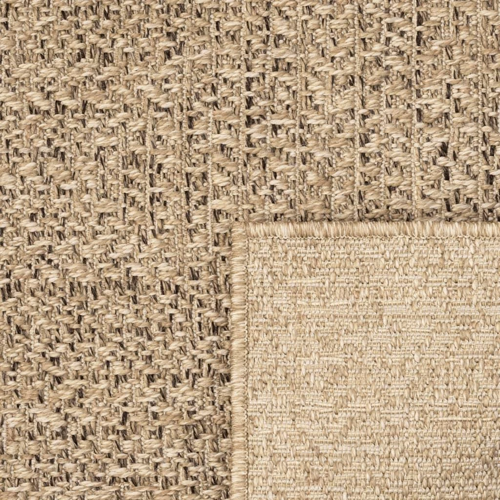Kilimas ZIZUR, 120x170cm, džiuto imitacija, vidaus ir lauko
