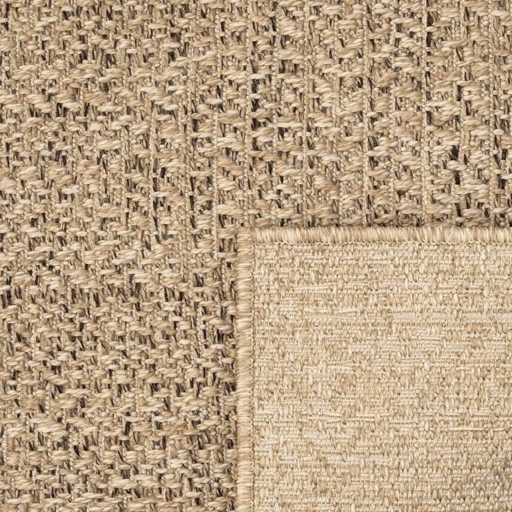 Kilimas ZIZUR, 200x290cm, džiuto imitacija, vidaus ir lauko