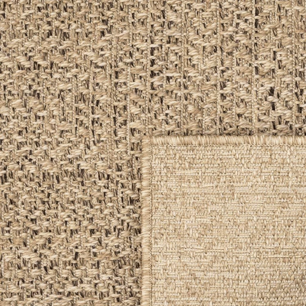 Kilimas ZIZUR, 80x150cm, džiuto imitacija, vidaus ir lauko