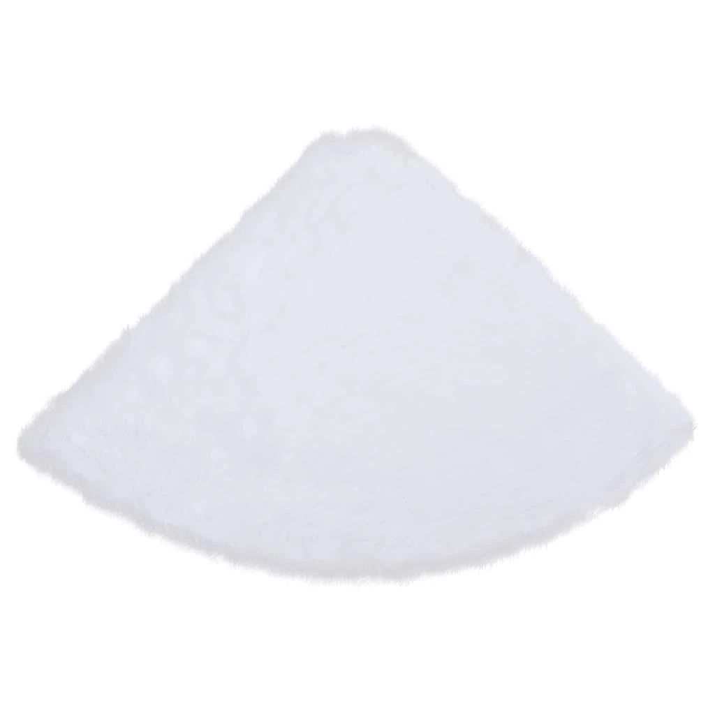 Kilimėlis po kalėdine eglute, baltas, 122cm, dirbtinis kailis