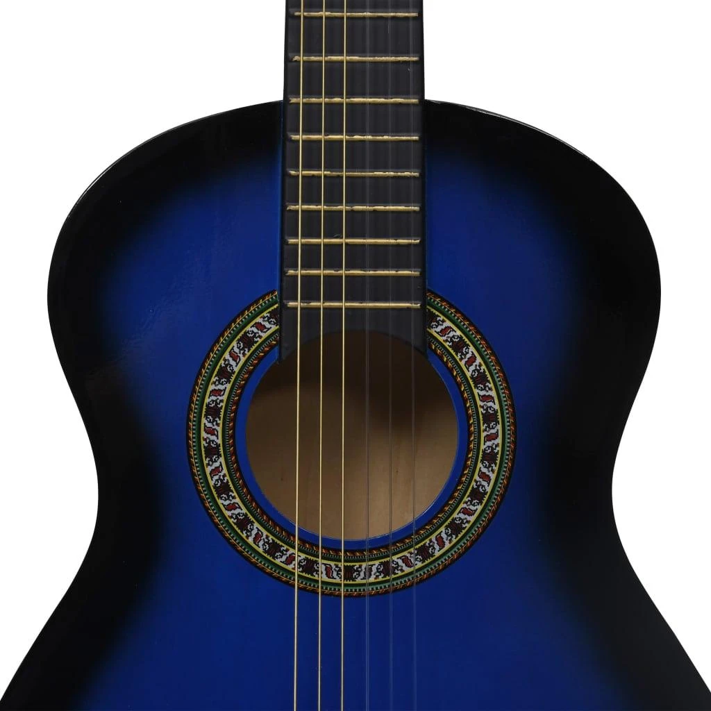 Klasikinė gitara pradedantiesiems ir vaikams, mėlyna, 1/2 34"