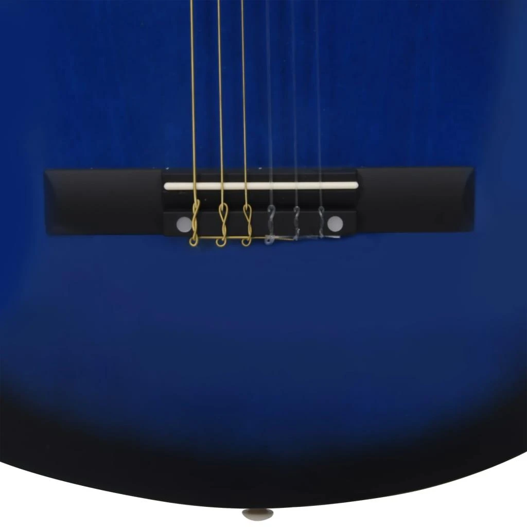 Klasikinė gitara pradedantiesiems ir vaikams, mėlyna, 1/2 34"