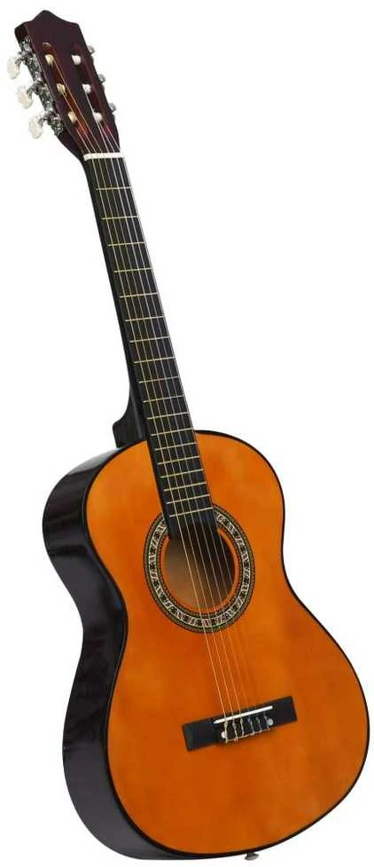 Klasikinė gitara su dėklu pradedantiesiems ir vaikams, 1/2 34"