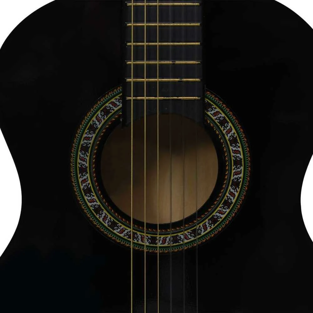 Klasikinė gitara su dėklu pradedantiesiems ir vaikams, 1/2 34"