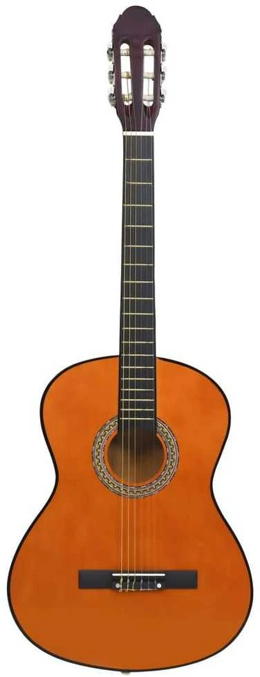Klasikinė gitara su dėklu pradedantiesiems, 4/4 39"