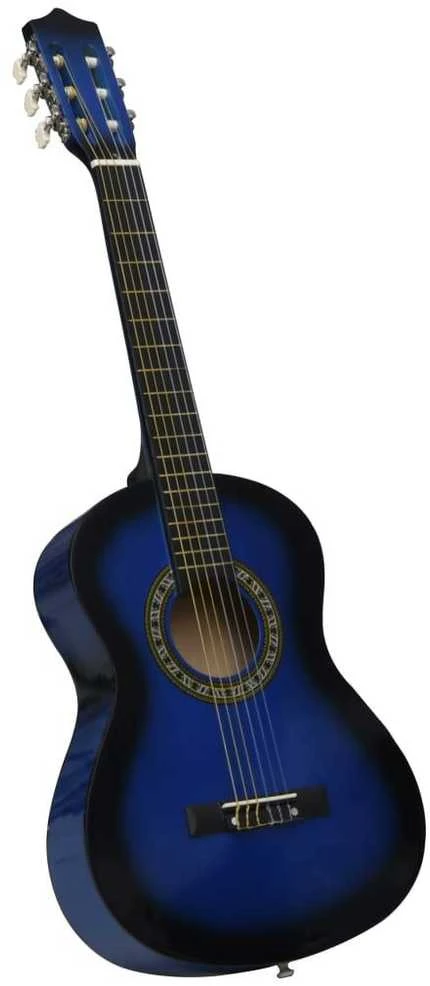 Klasikinė gitara su dėklu pradedantiesiems ir vaikams, 1/2 34"