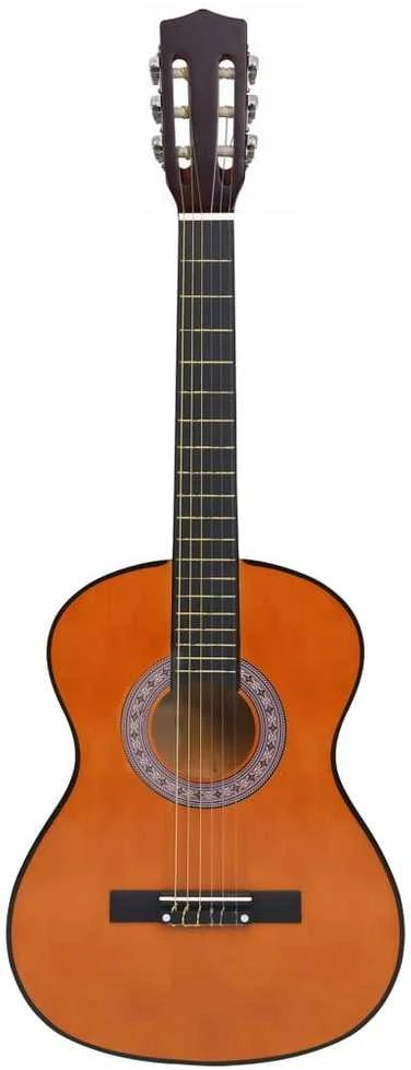 Klasikinė gitara su dėklu pradedantiesiems, 3/4 36"