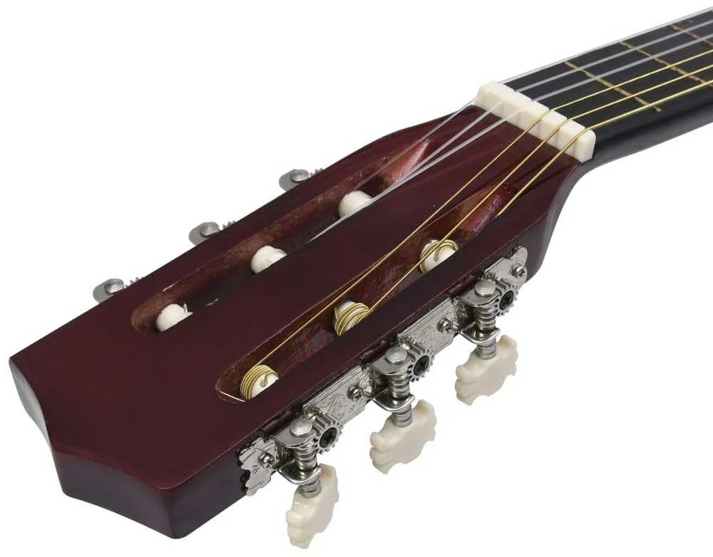 Klasikinė gitara su dėklu pradedantiesiems, 3/4 36"
