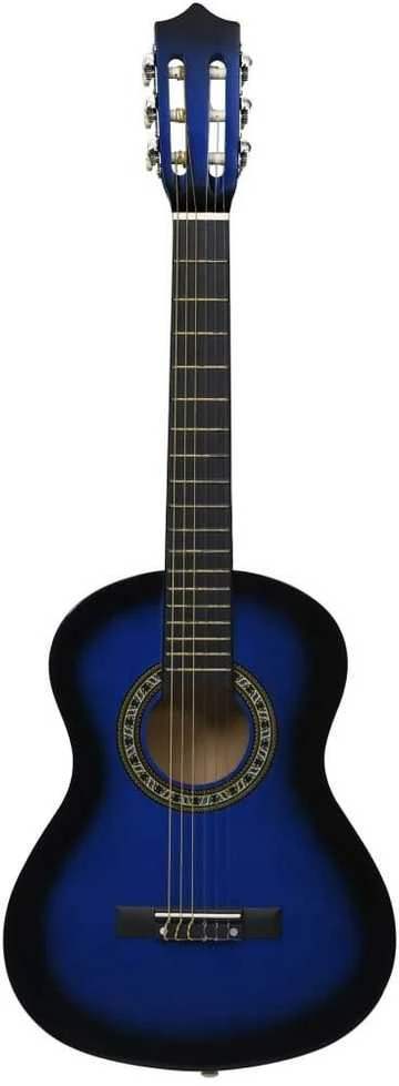 Klasikinė gitara su dėklu pradedantiesiems ir vaikams, 1/2 34"