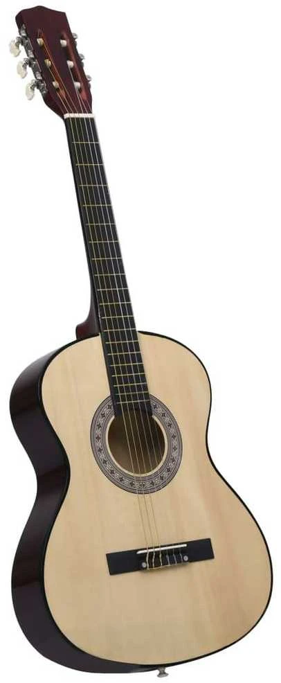 Klasikinė gitara su dėklu pradedantiesiems, 3/4 36"