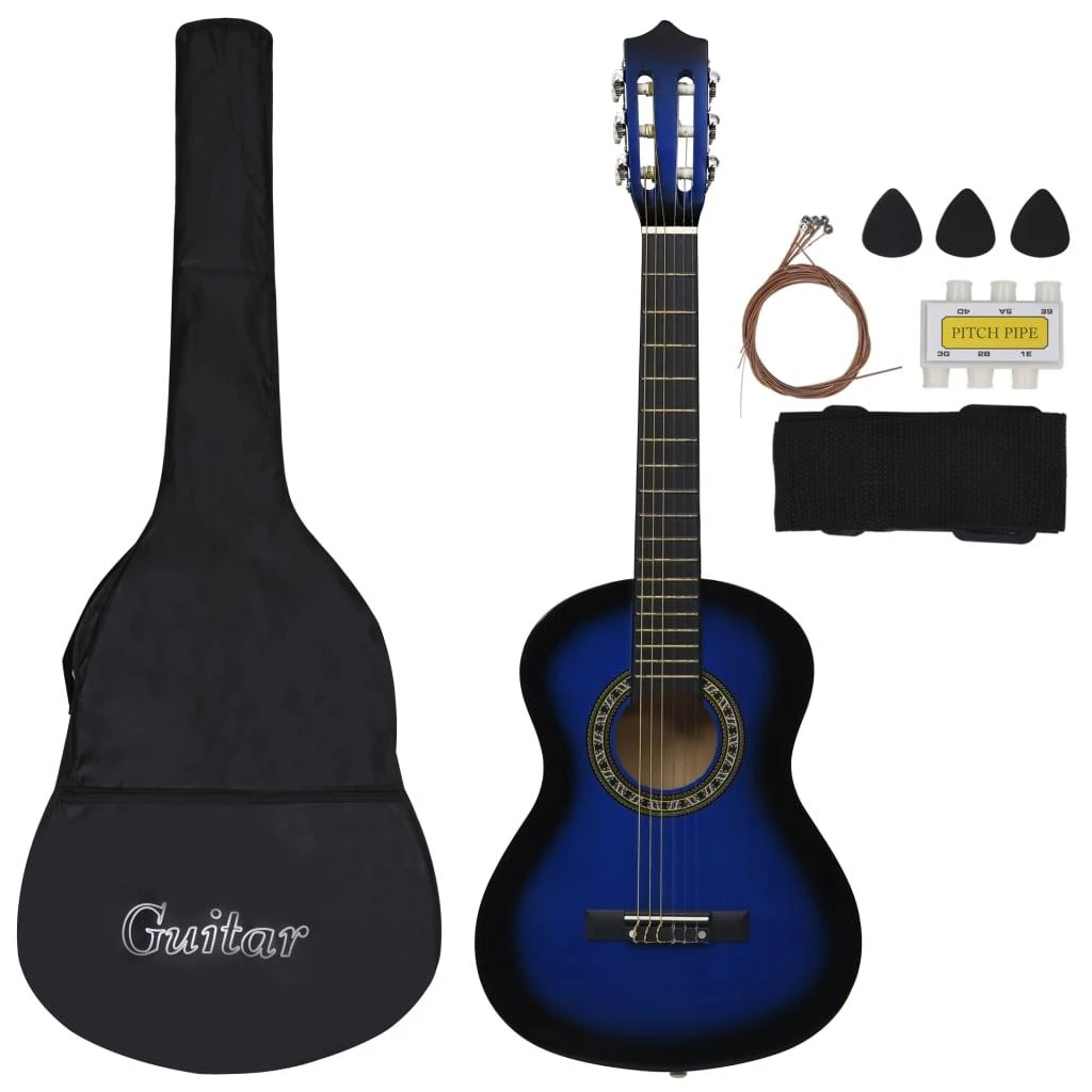 Klasikinės gitaros rinkinys pradedantiesiems, 8 dalių, 1/2 34"