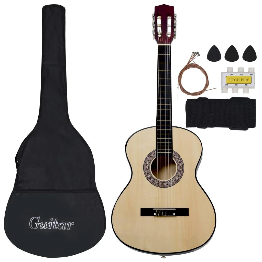 Klasikinės gitaros rinkinys pradedantiesiems, 8 dalių, 3/4 36"