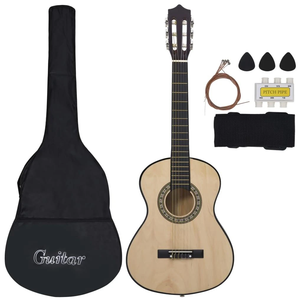 Klasikinės gitaros rinkinys vaikams, 8 dalių, 1/2 34"