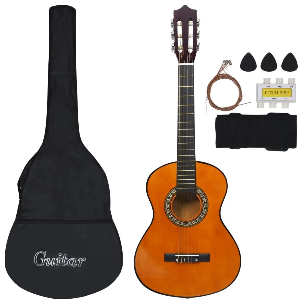 Klasikinės gitaros rinkinys pradedantiesiems, 8 dalių, 1/2 34"