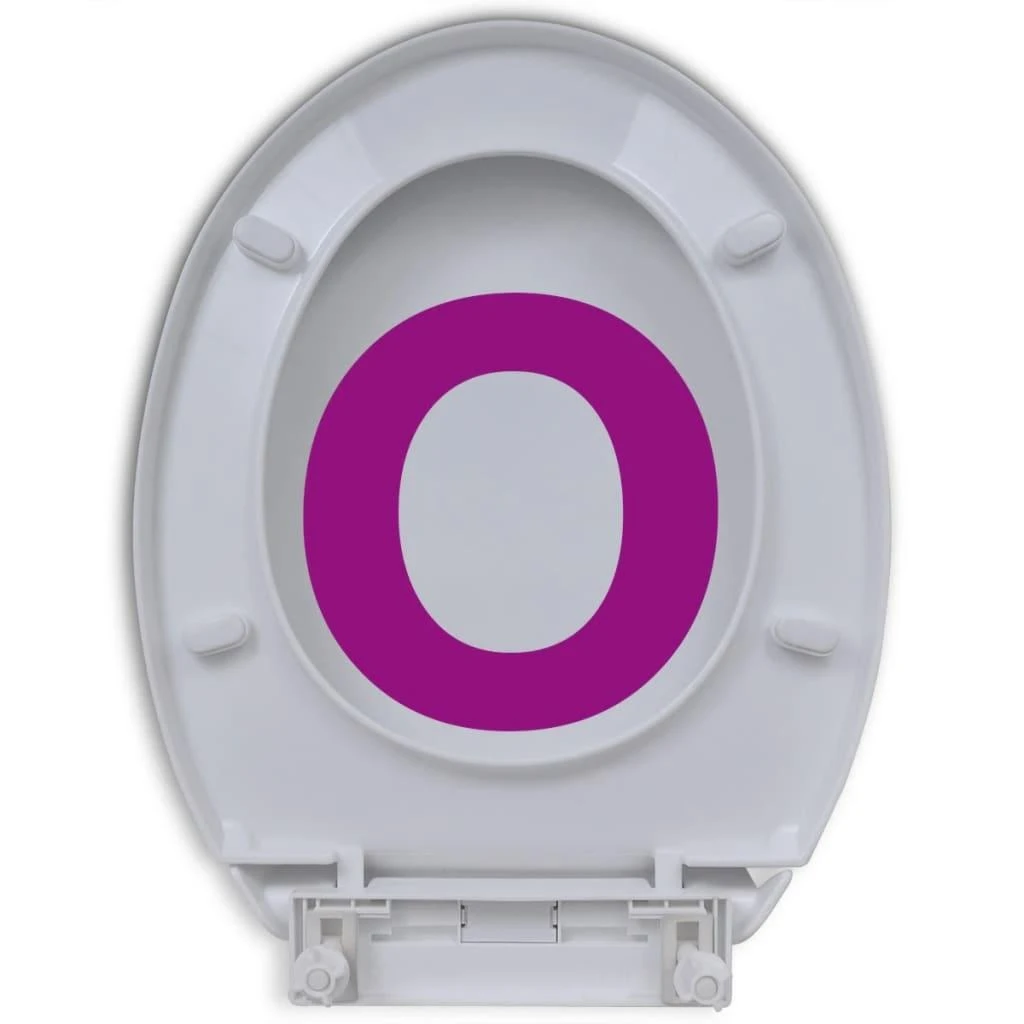 Klozeto sėdynė su Soft Close mechanizmu, ovalo formos