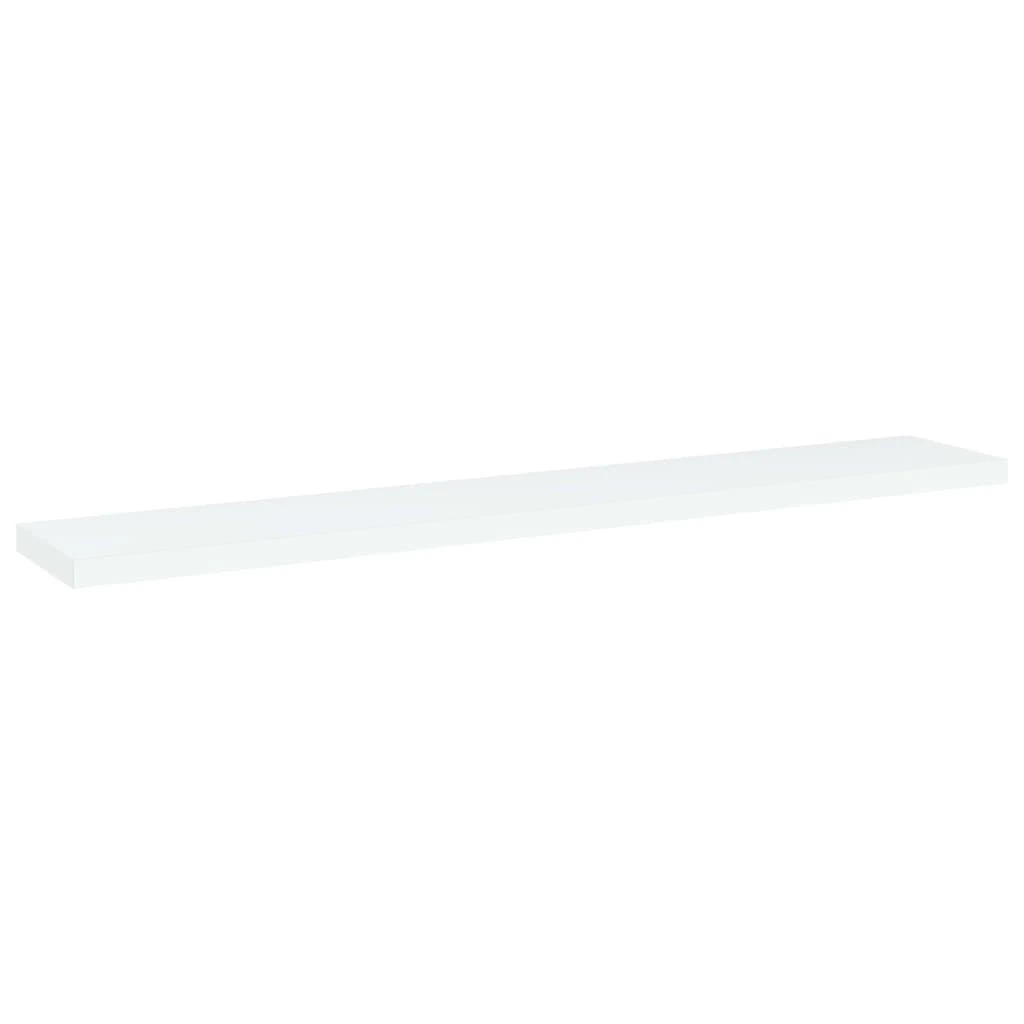 Knygų lentynos plokštės, 4vnt., baltos, 60x10x1,5cm, MDP