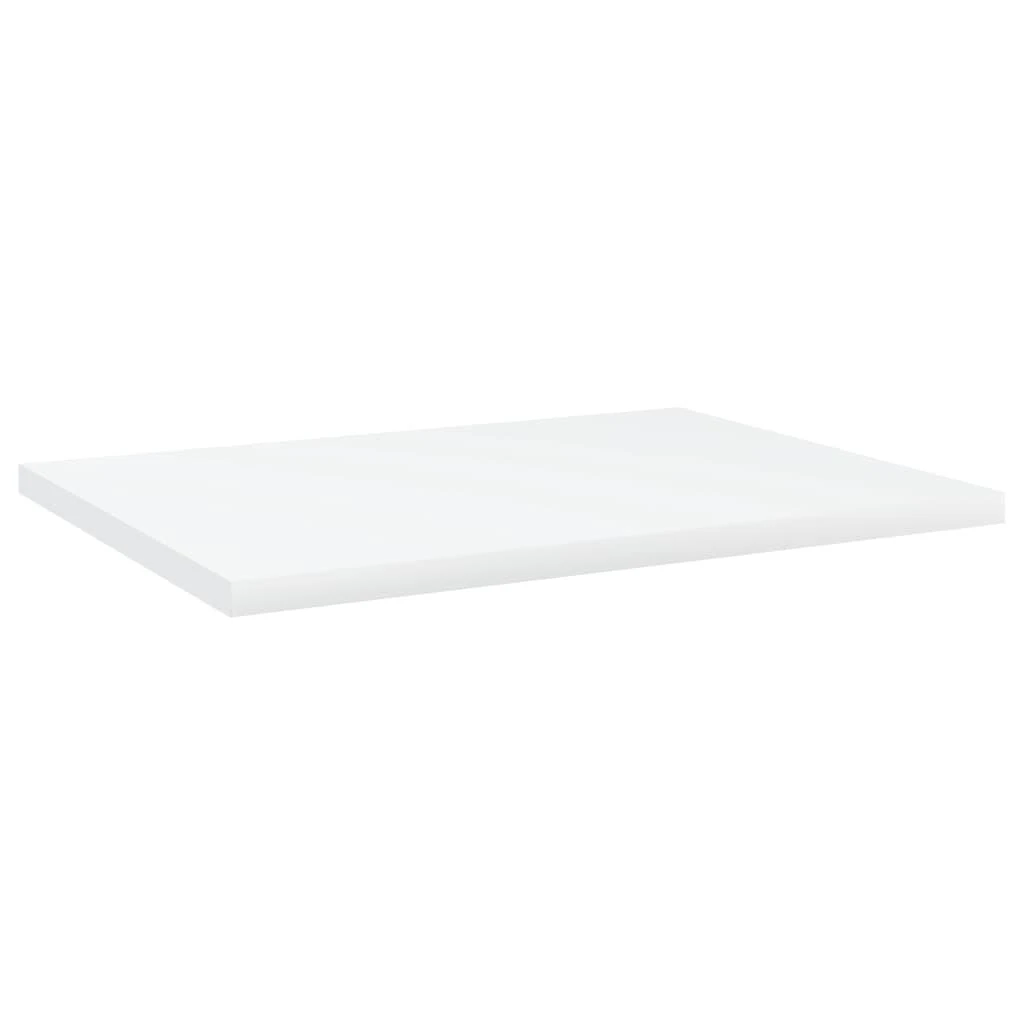Knygų lentynos plokštės, 4vnt., baltos, 40x30x1,5cm, MDP