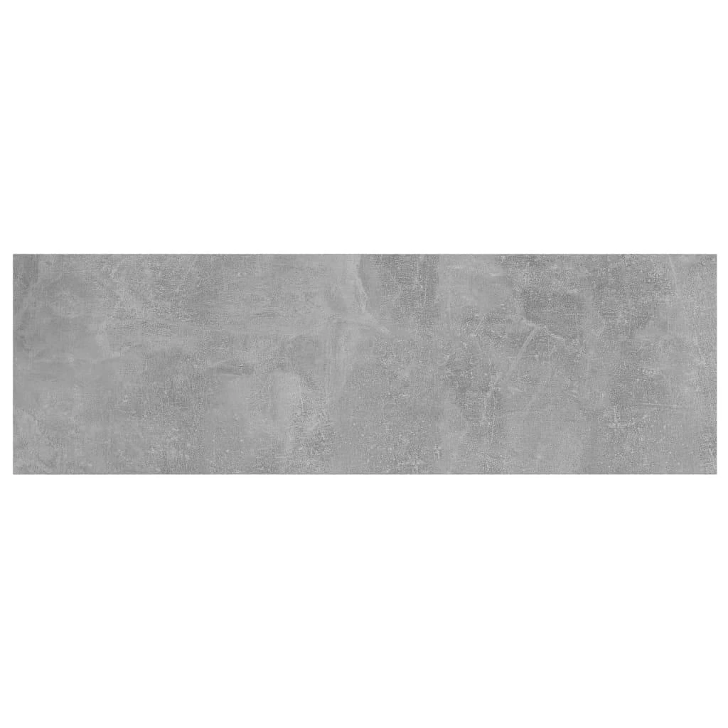 Knygų lentynos plokštės, 4vnt., betono, 80x20x1,5cm, mediena