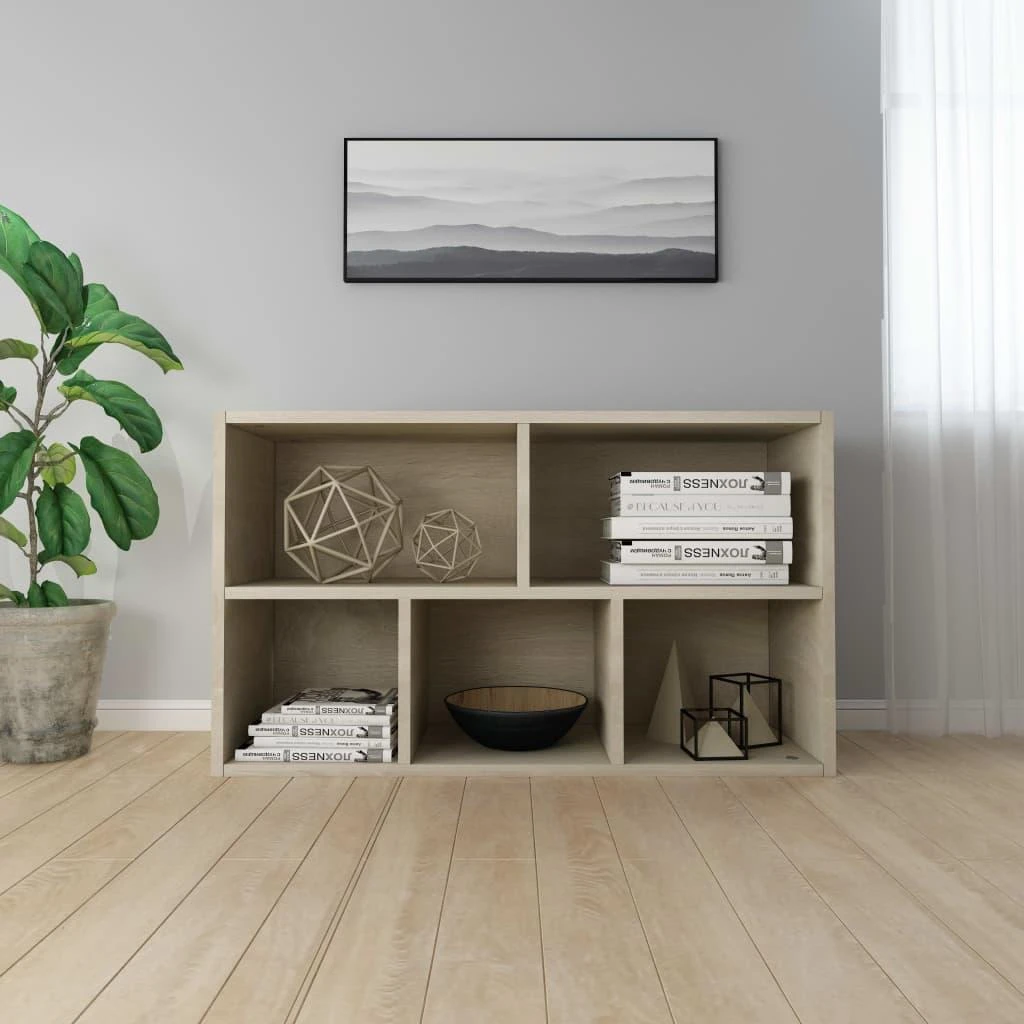 Knygų/šoninė spintelė, ąžuolo, 50x25x80cm, apdirbta mediena